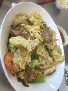 A plate of healthy tasty food